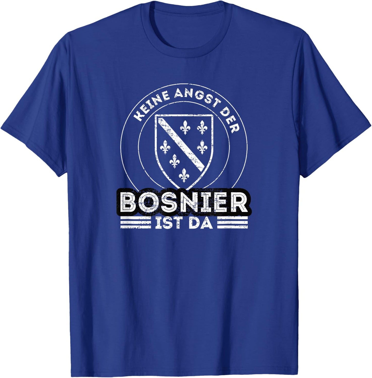 Bosnien Spruch und Bosnien Flagge - Stolzer Bosnier Bosnien T-Shirt - T-Shirt | Royal