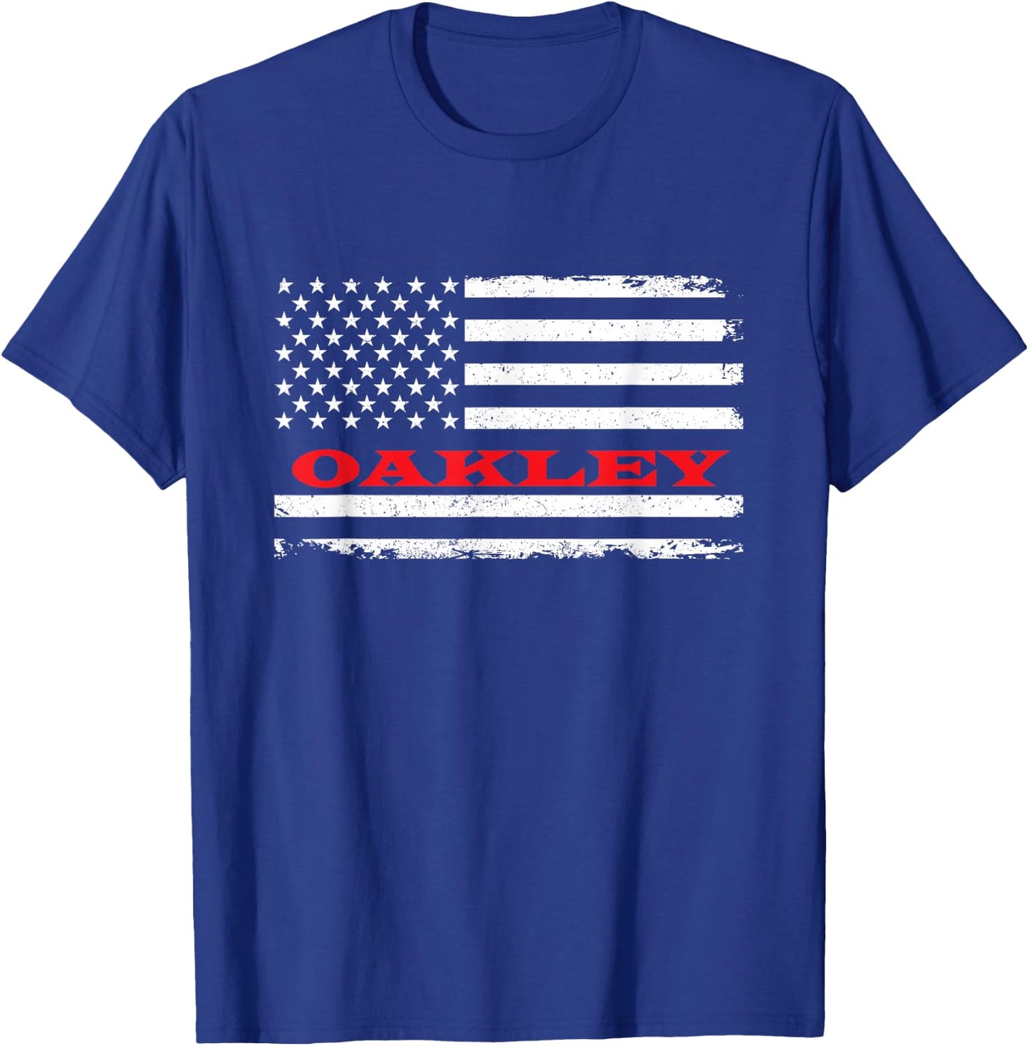 California Flag Oakley USA Patriotic Souvenir , black T-Shirt - T-Shirt | Royal