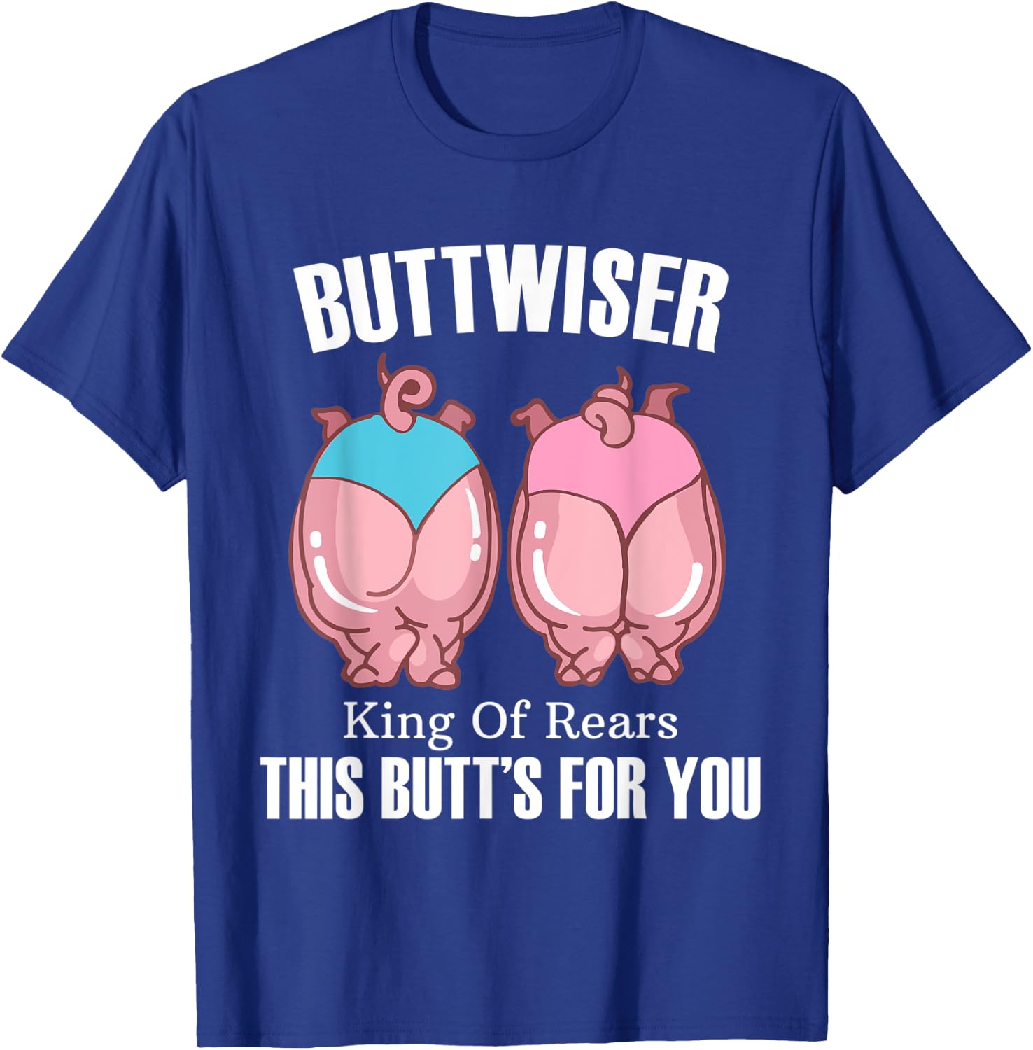 Buttwiser Funny BBQ T-Shirt - T-Shirt | Royal