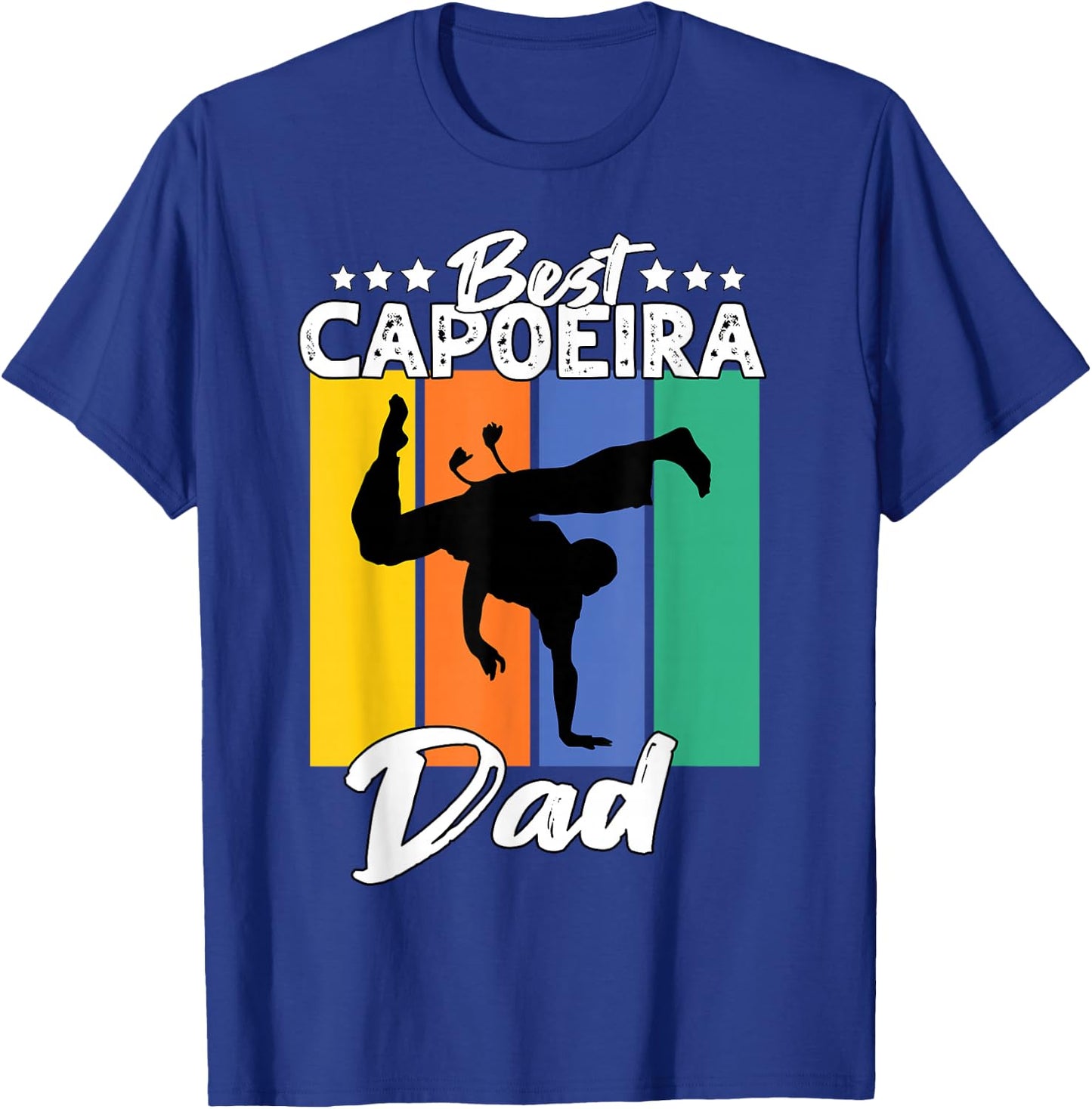 Best Capoeira Dad Playing Capoeira T-Shirt - T-Shirt | Royal