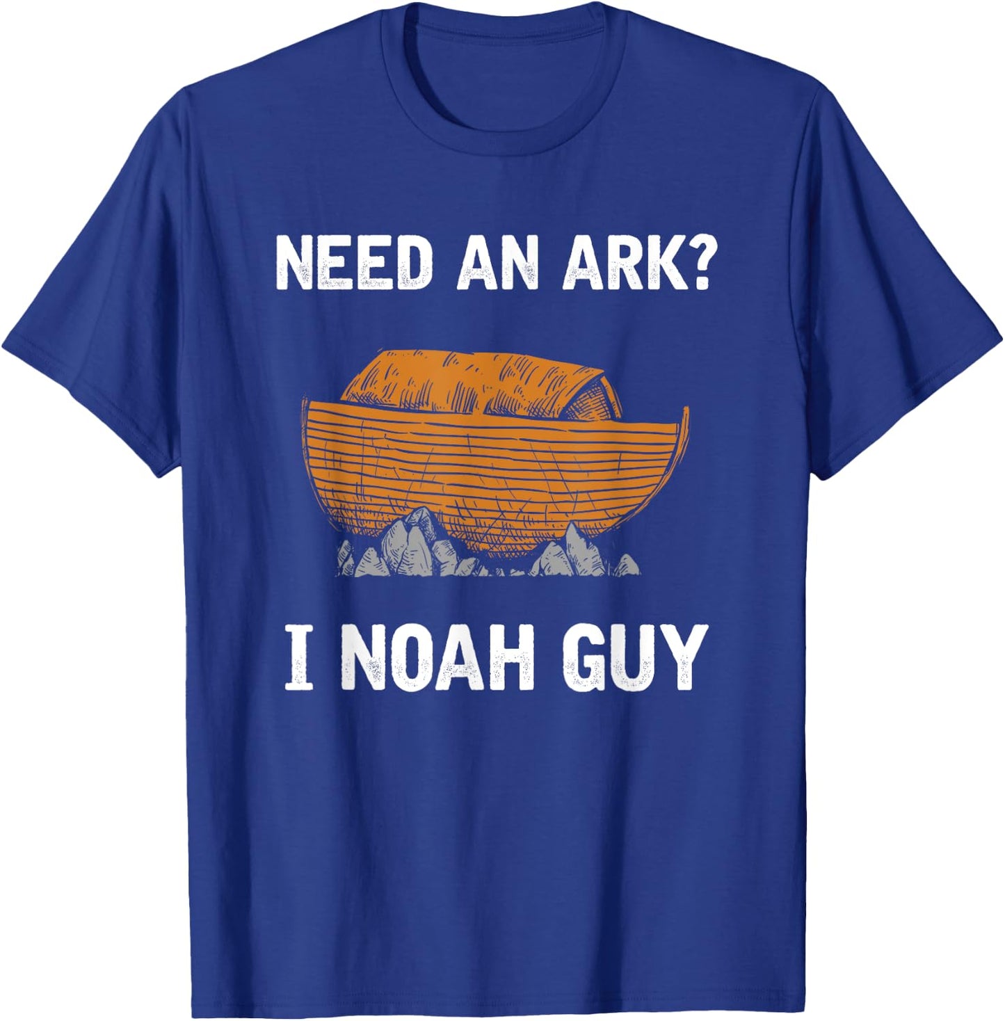 Funny Religious Gift Noahs Ark Prayer T-Shirt - T-Shirt | Royal