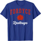 Fordyce High School Redbugs C3 T-Shirt - T-Shirt | Royal
