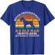 Never underestimate an old Man with an Airedale Terrier T-Shirt - T-Shirt | Royal