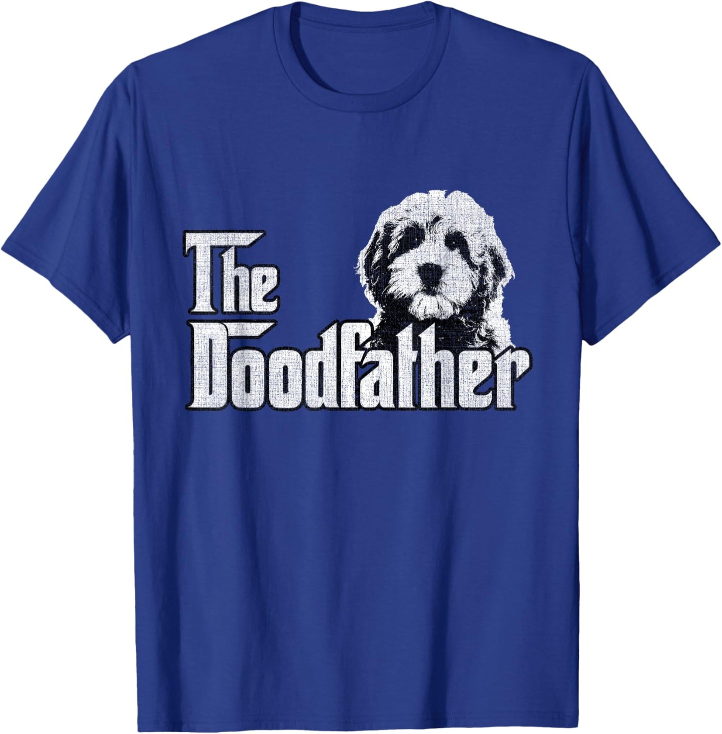 The Doodfather Goldendoodle Dad Fathers Day T-Shirt - T-Shirt | Royal