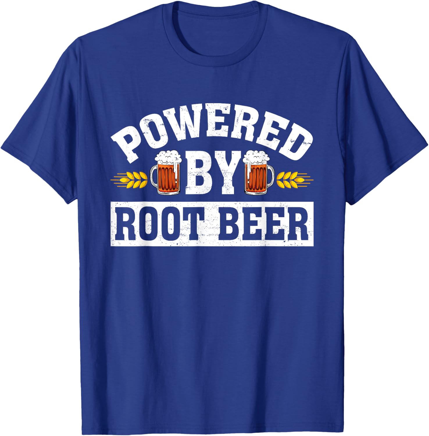 Funny Root Beer Drinking Drinker Dad Papa Beer Lover T-Shirt - T-Shirt | Royal