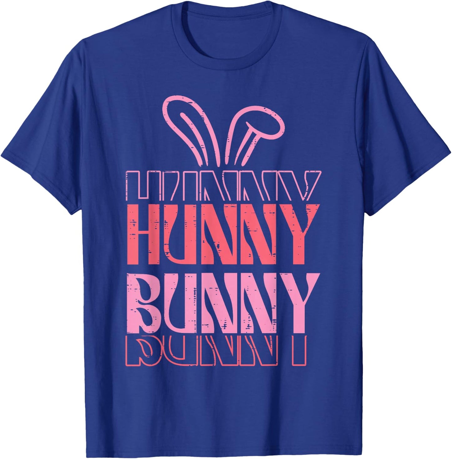 Easter Hunny Bunny Cute Women Girls Kids Toddler Teens Youth T-Shirt - T-Shirt | Royal