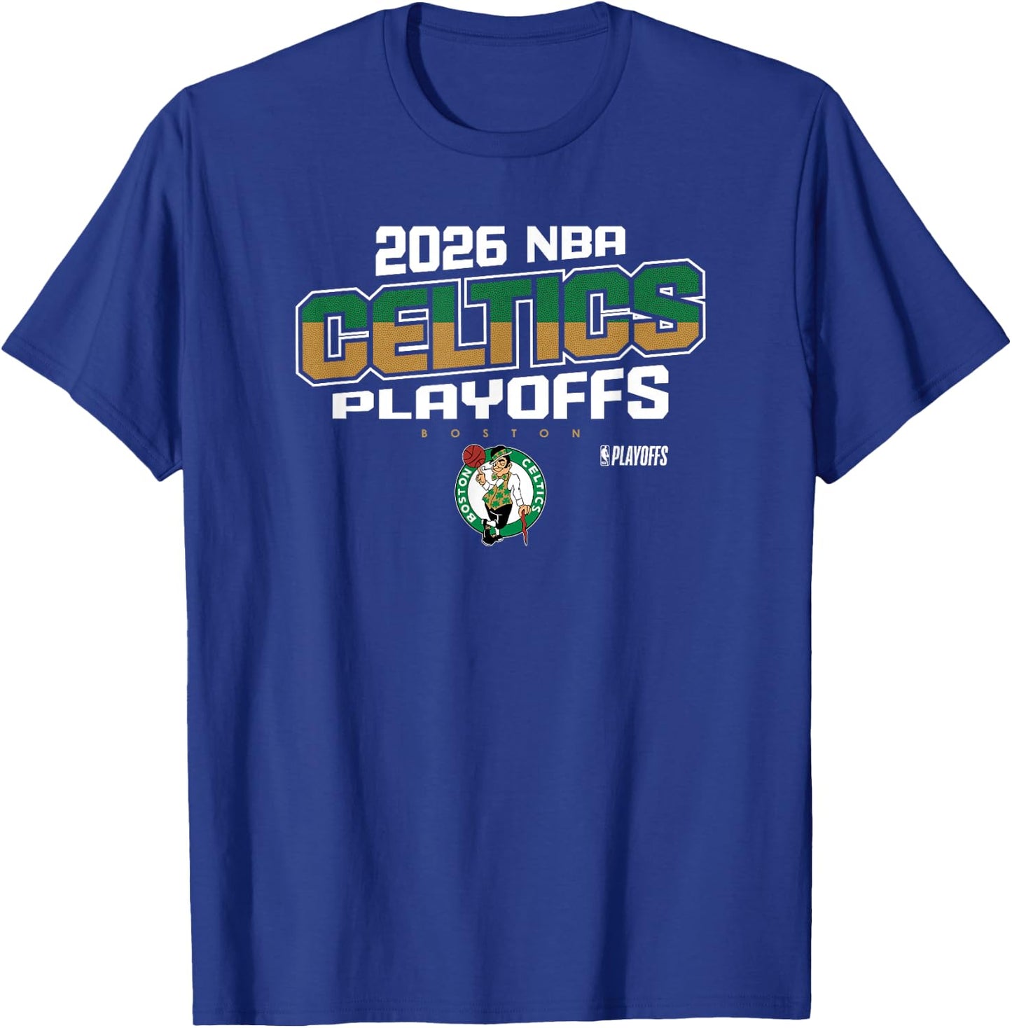 NBA Official 2026 Playoffs Boston Celtics Next Level T-Shirt - T-Shirt | Royal
