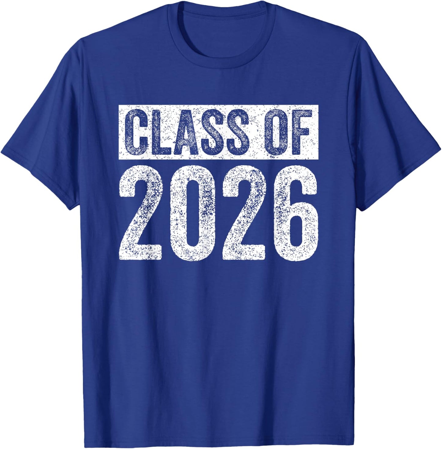 Senior 2026 Graduation Shirt Class Of 2026 Vintage School T-Shirt - T-Shirt | Royal