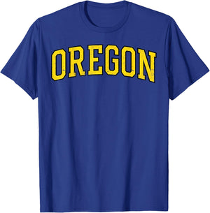 Vintage Oregon Men Oregon Women Green Design Men Women Kids T-Shirt - T-Shirt | Royal