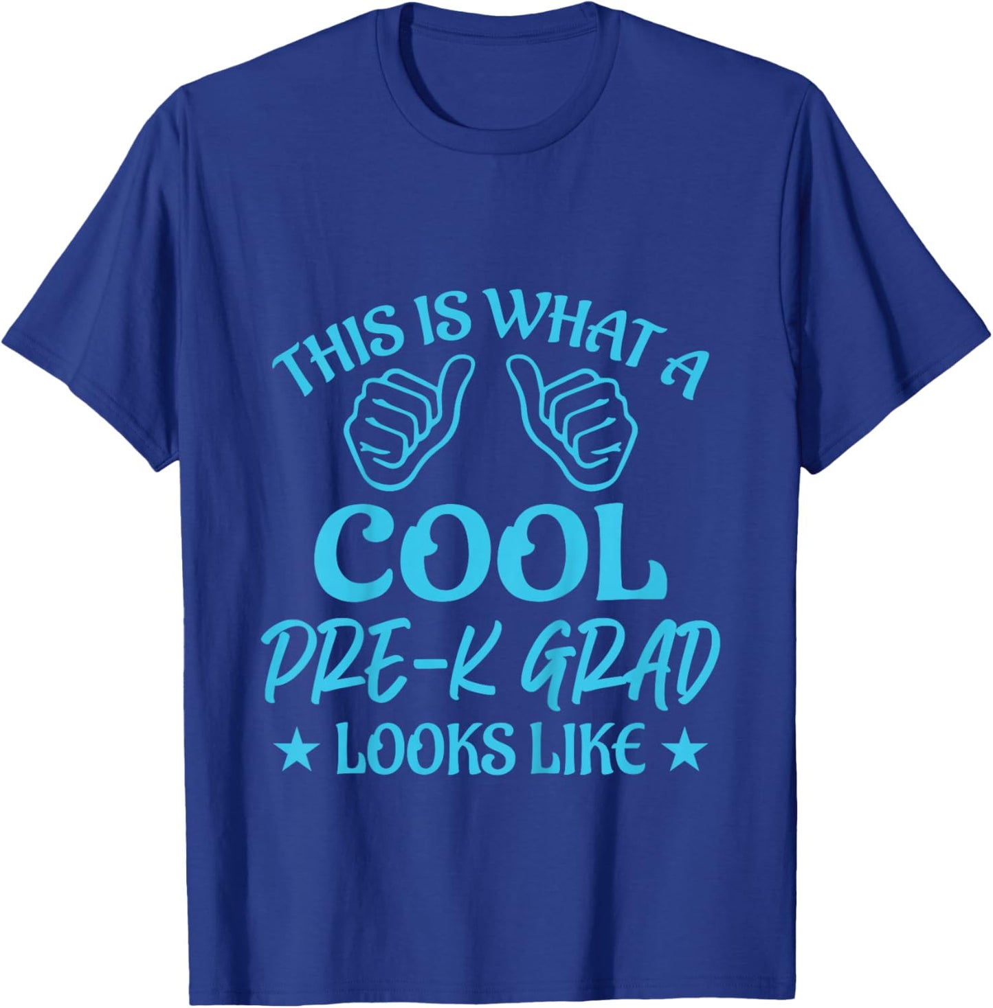 Kids Pre-K Grad 2025 Preschool Prek Graduation T-Shirt - T-Shirt | Royal