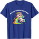 Rage Consumes Me Rainbow Barfing Unicorns T-Shirt - T-Shirt | Royal