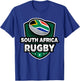 South Africa Rugby South African Rugby Enthusiasts T-Shirt - T-Shirt | Royal