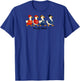 Surely Goodness Mercy Psalm 23:6 Goose Christian Faith Raglan Baseball T-Shirt - T-Shirt | Royal