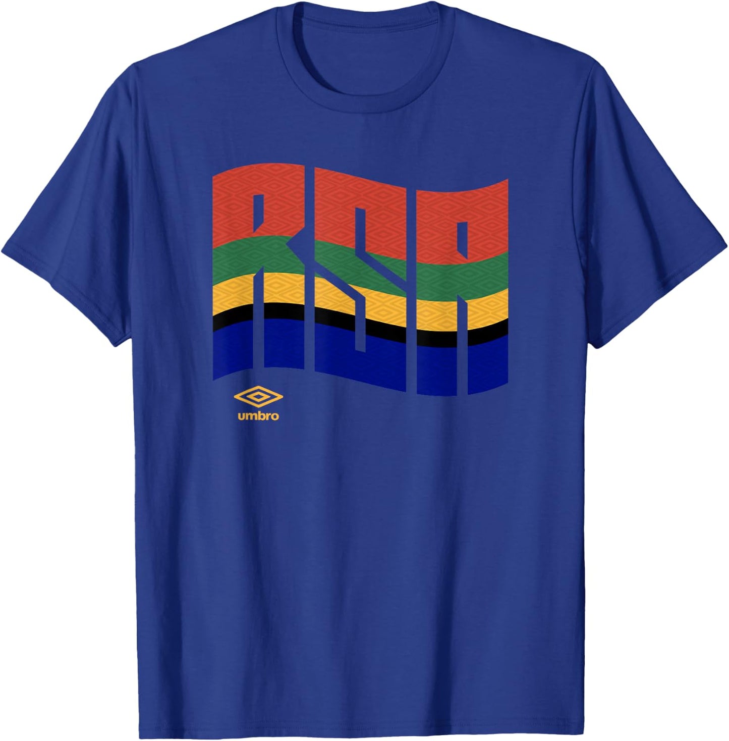 Umbro International Soccer Wavy South Africa Logo T-Shirt - T-Shirt | Royal