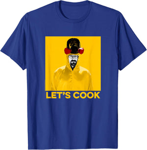 Breaking Bad Heisenberg Let's Cook T-Shirt - T-Shirt | Royal