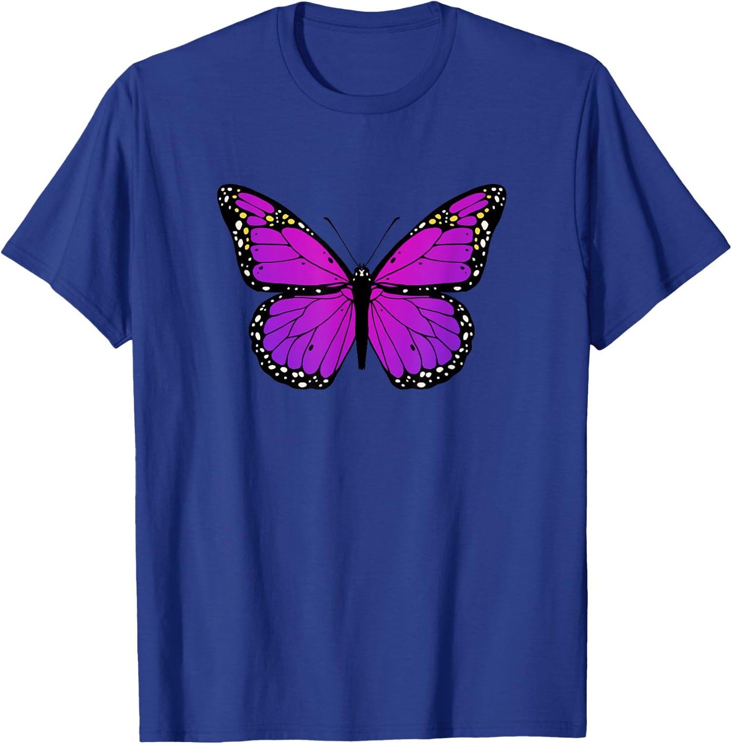 Purple Butterfly Love Monarch Butterflies Purple Butterfly T-Shirt - T-Shirt | Royal