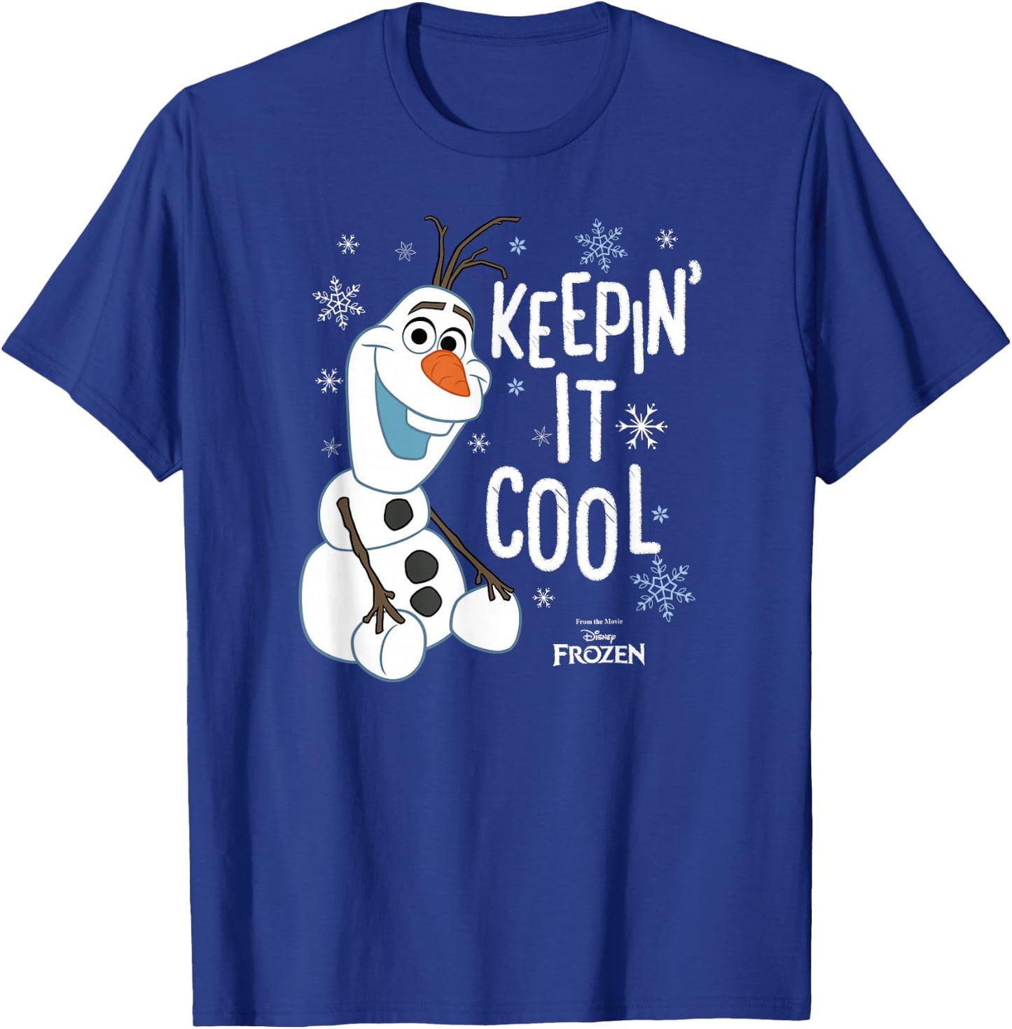 Disney Frozen Olaf Keepin It Cool , black T-Shirt - T-Shirt | Royal