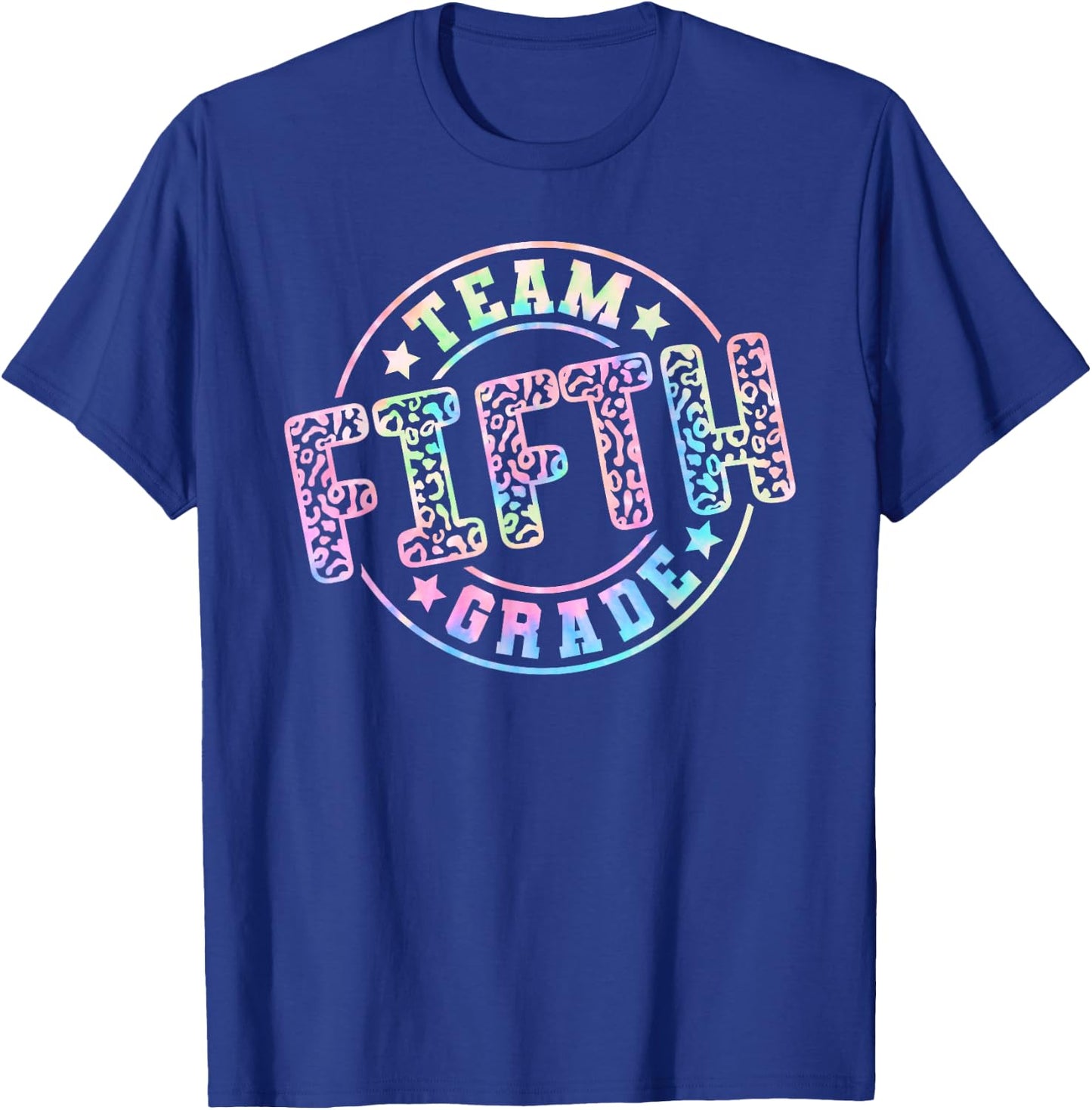 Team Fifth Grade Teacher Student Back to School 5th Grade Women Girls Kids T-Shirt - T-Shirt | Royal