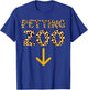 Funny Guys Adult Humor Petting Zoo Arrow Down T-Shirt - T-Shirt | Royal