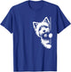 Cute Cairn Terrier Dog Peering Graphic Design T-Shirt - T-Shirt | Royal
