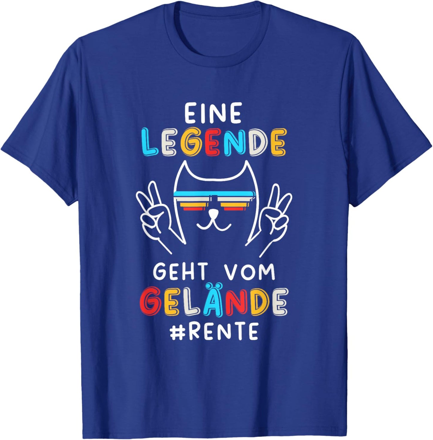 A Legend Goes From Terrain Retirement 2024 , black T-Shirt - T-Shirt | Royal