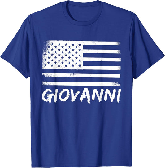 Giovanni Personalized Birthday Forename Citizenship Name T-Shirt - T-Shirt | Royal
