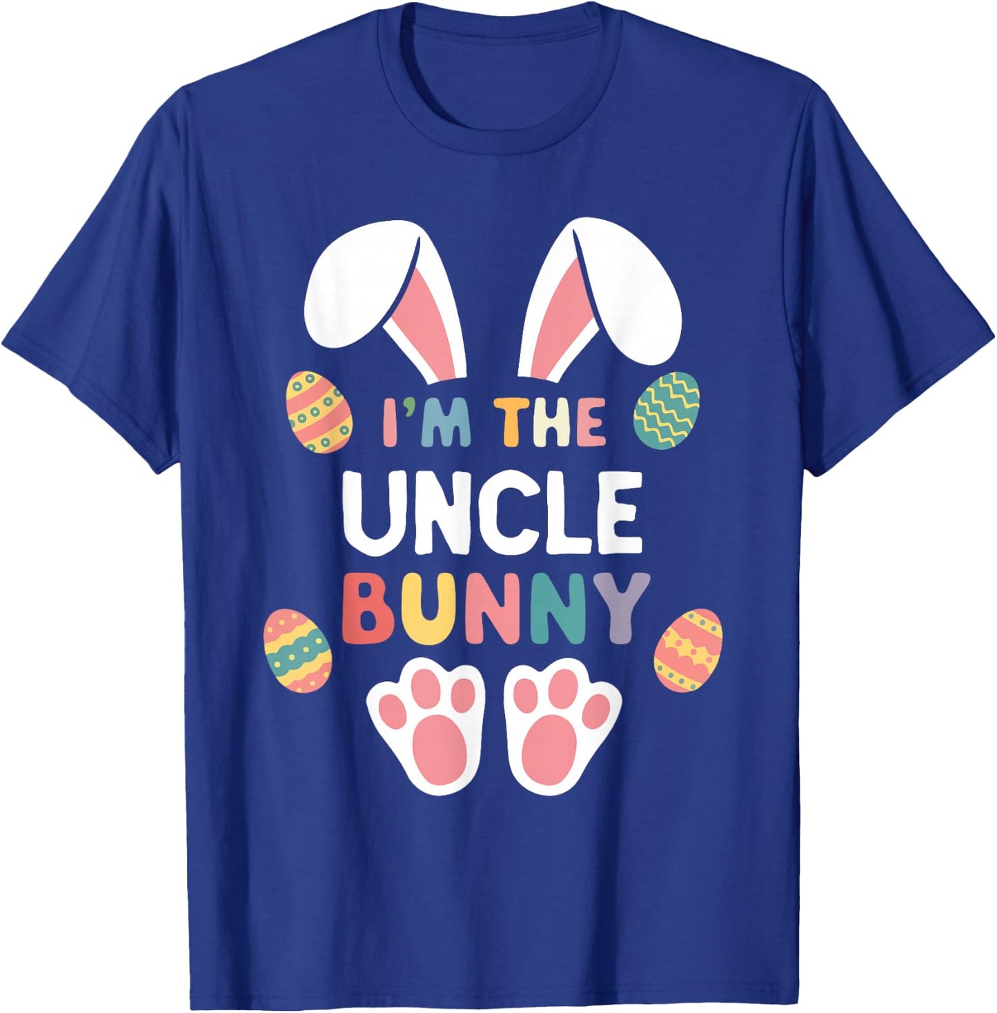 I'm The Uncle Bunny Easter Matching Family T-Shirt - T-Shirt | Royal