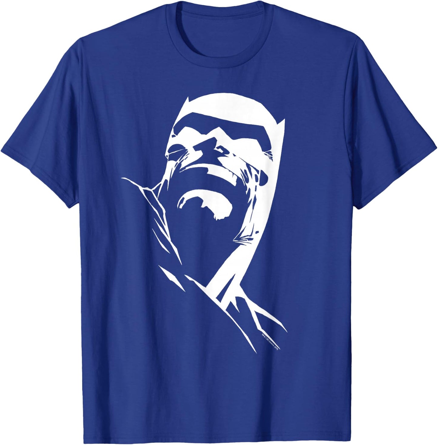 Batman Dark Knight Head T-Shirt - T-Shirt | Royal