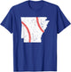 Awesome Arkansas Baseball T-Shirt - T-Shirt | Royal