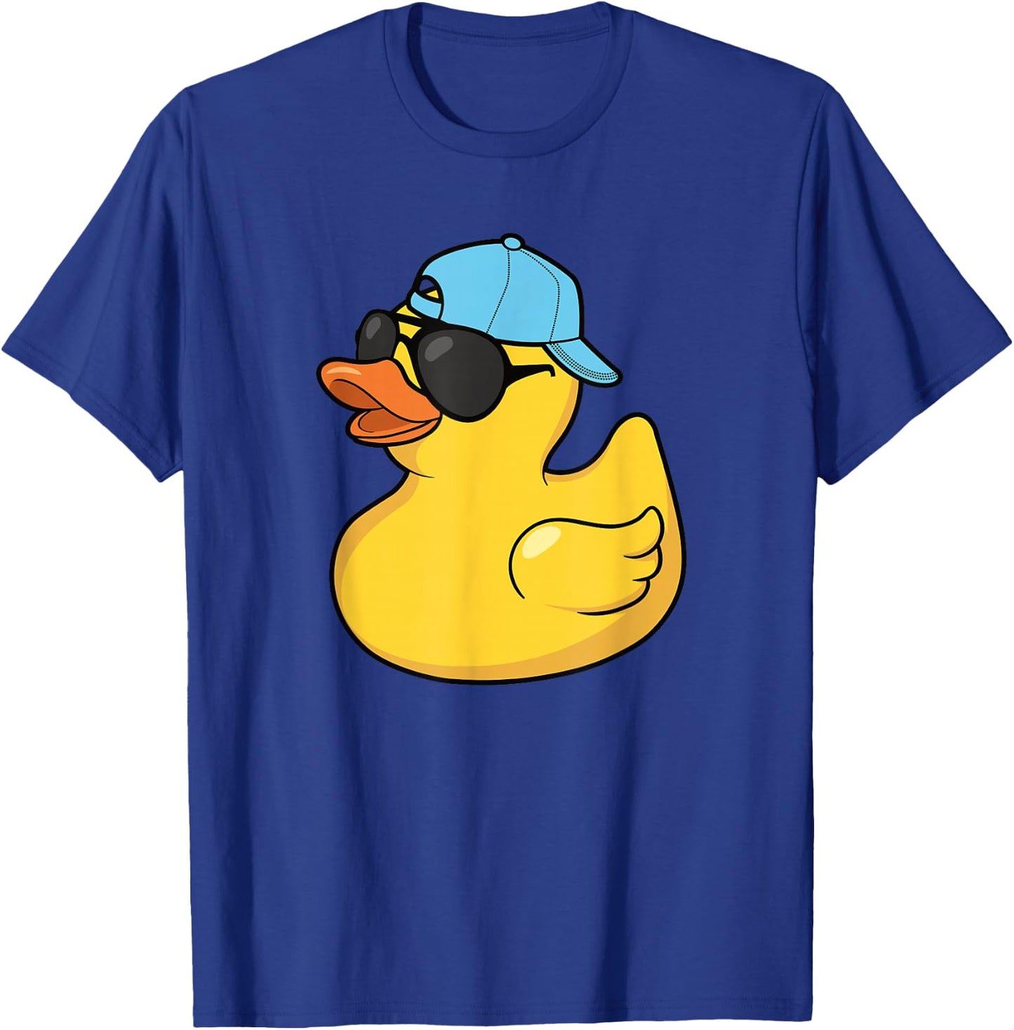Cool Rubber Duck Sunglasses Funny Men Boys Kids T-Shirt - T-Shirt | Royal