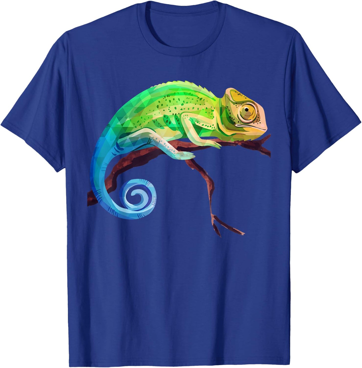 Reptile Zoo Keeper Gift Lizard Safari Chameleon T-Shirt - T-Shirt | Royal