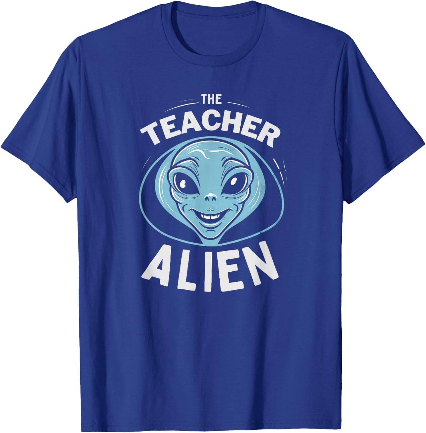 The Teacher Alien Halloween Costume T-Shirt - T-Shirt | Royal