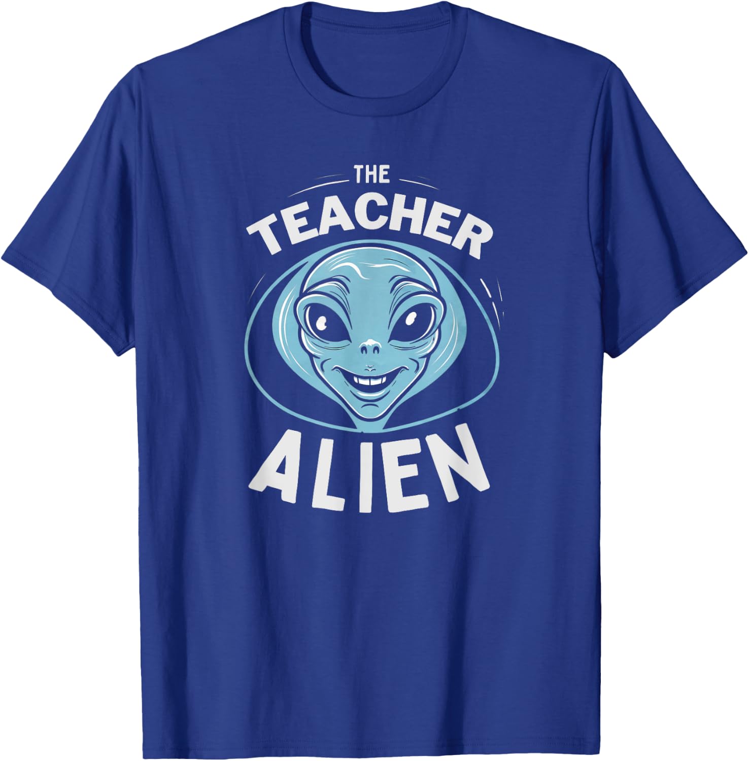 The Teacher Alien Halloween Costume T-Shirt - T-Shirt | Royal