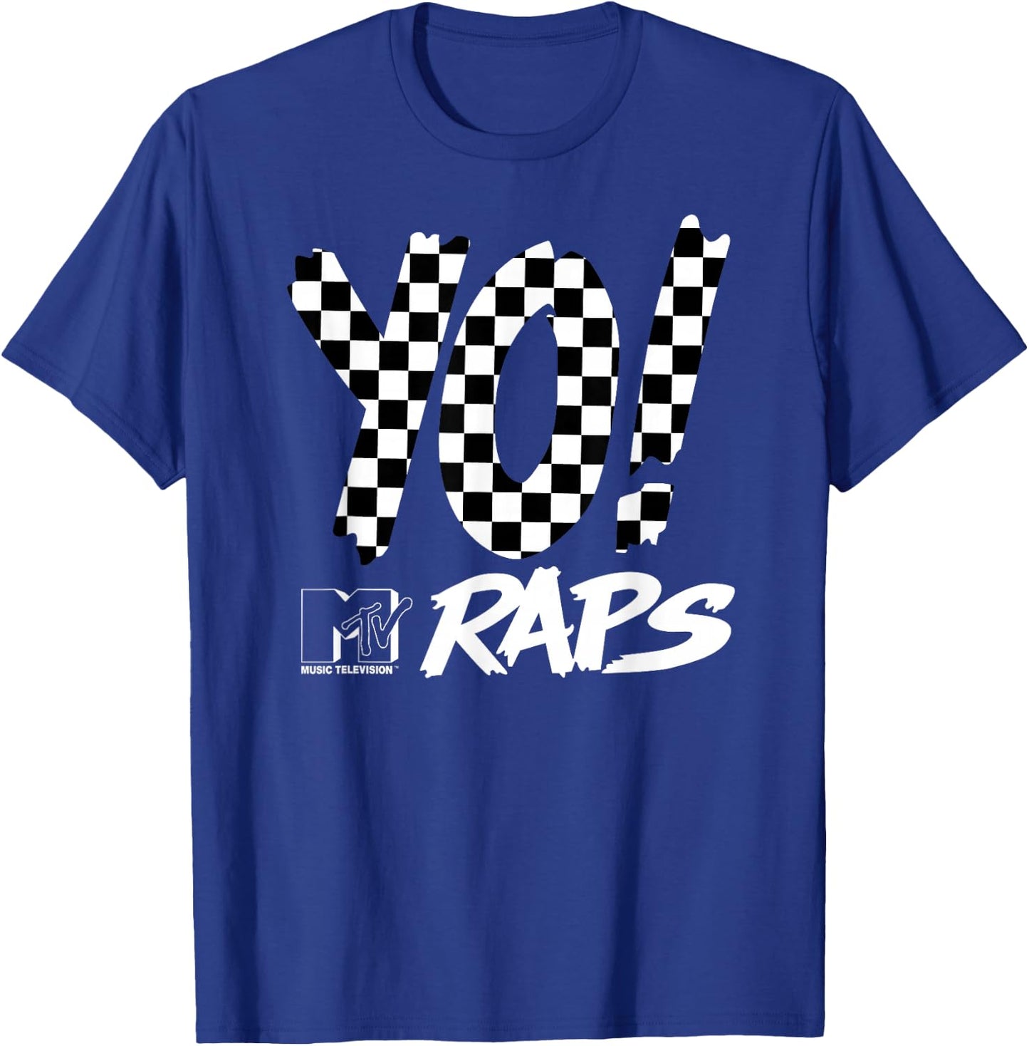 Yo! MTV - Raps Checkered T-Shirt - T-Shirt | Royal
