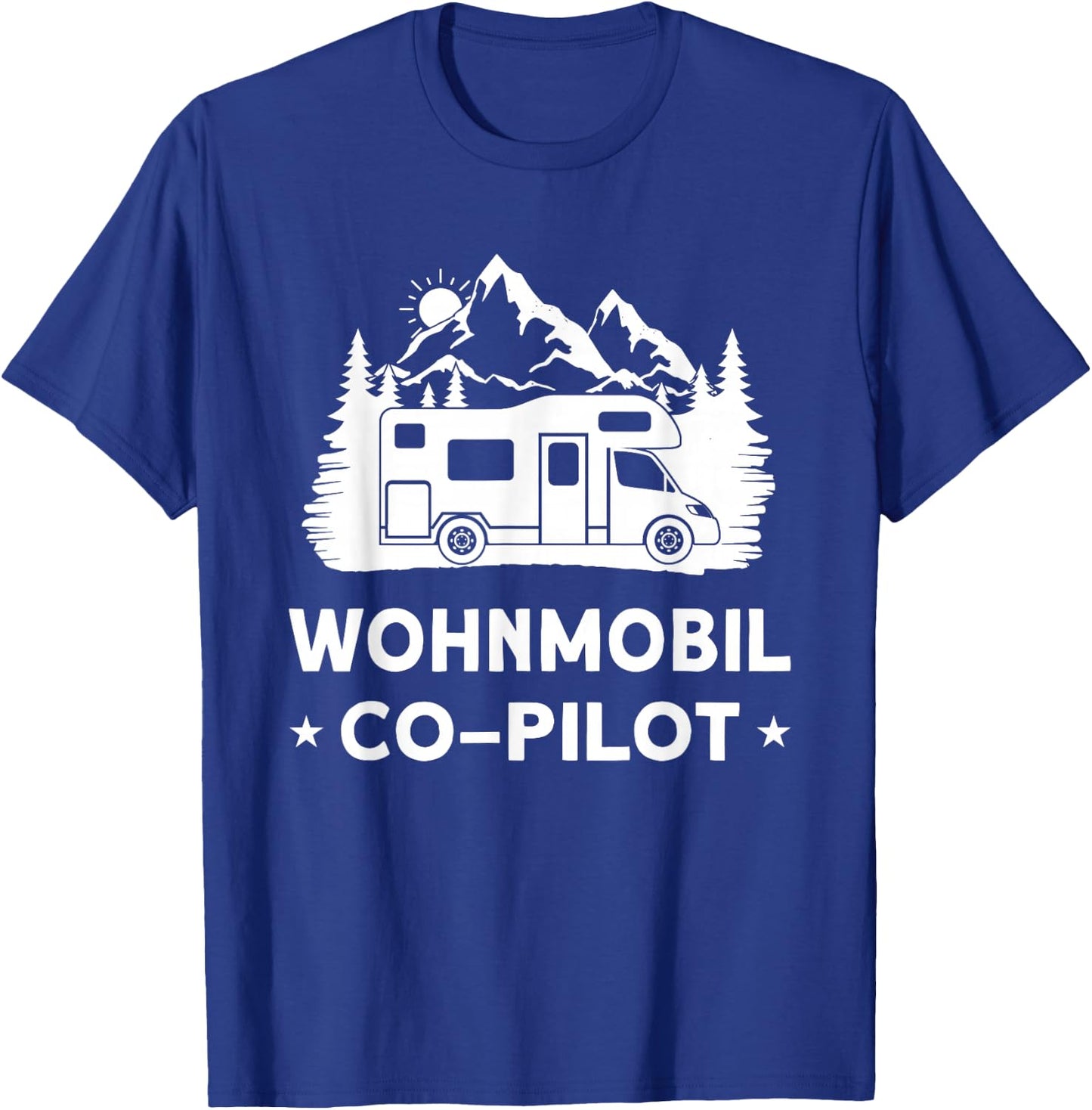 Co-Pilot Camper Frauen Kinder Wohnmobil Zubehör Camping T-Shirt - T-Shirt | Royal