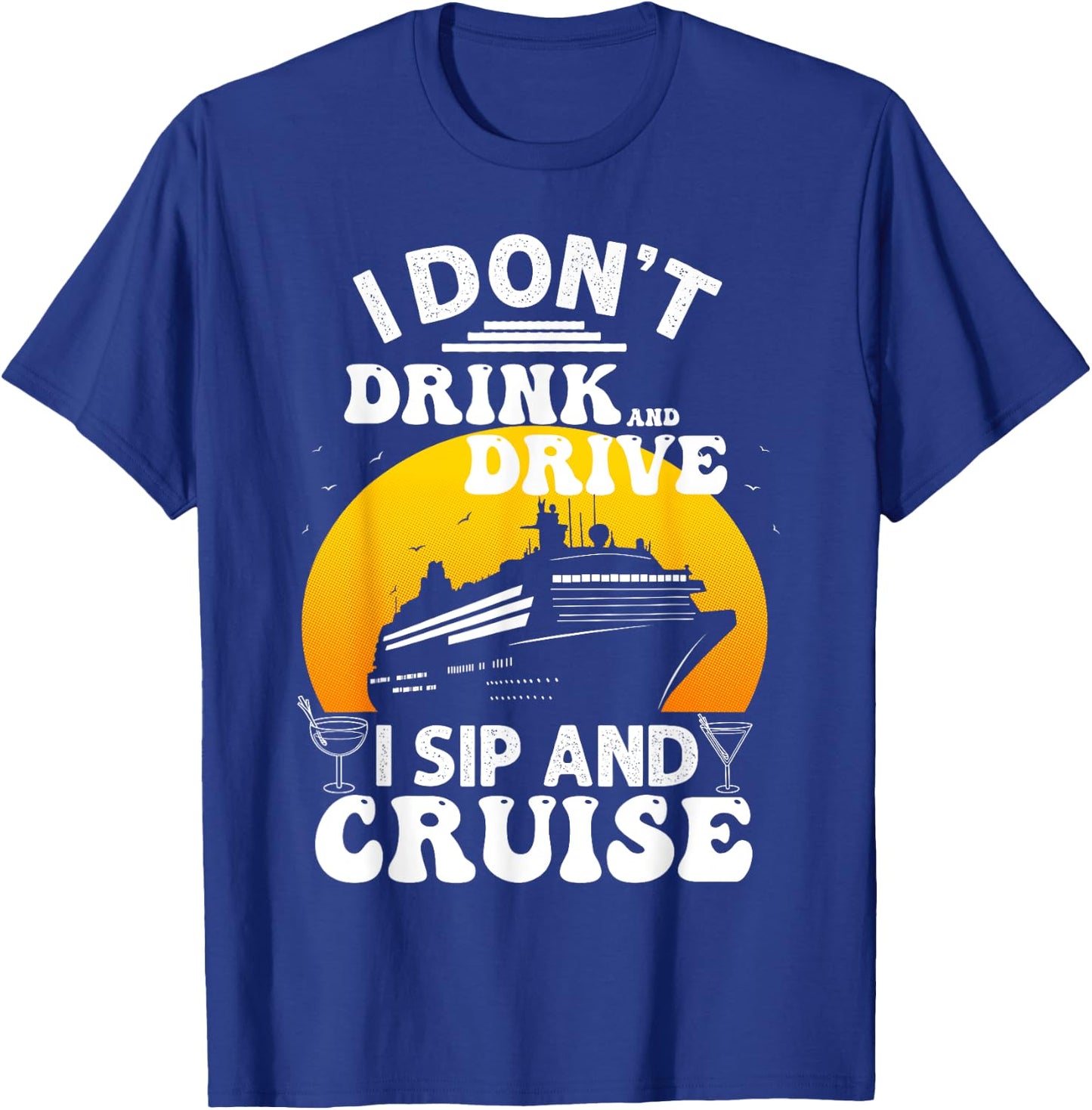 Funny Cruise Design Women Cruise Vacation Boat Trip T-Shirt - T-Shirt | Royal