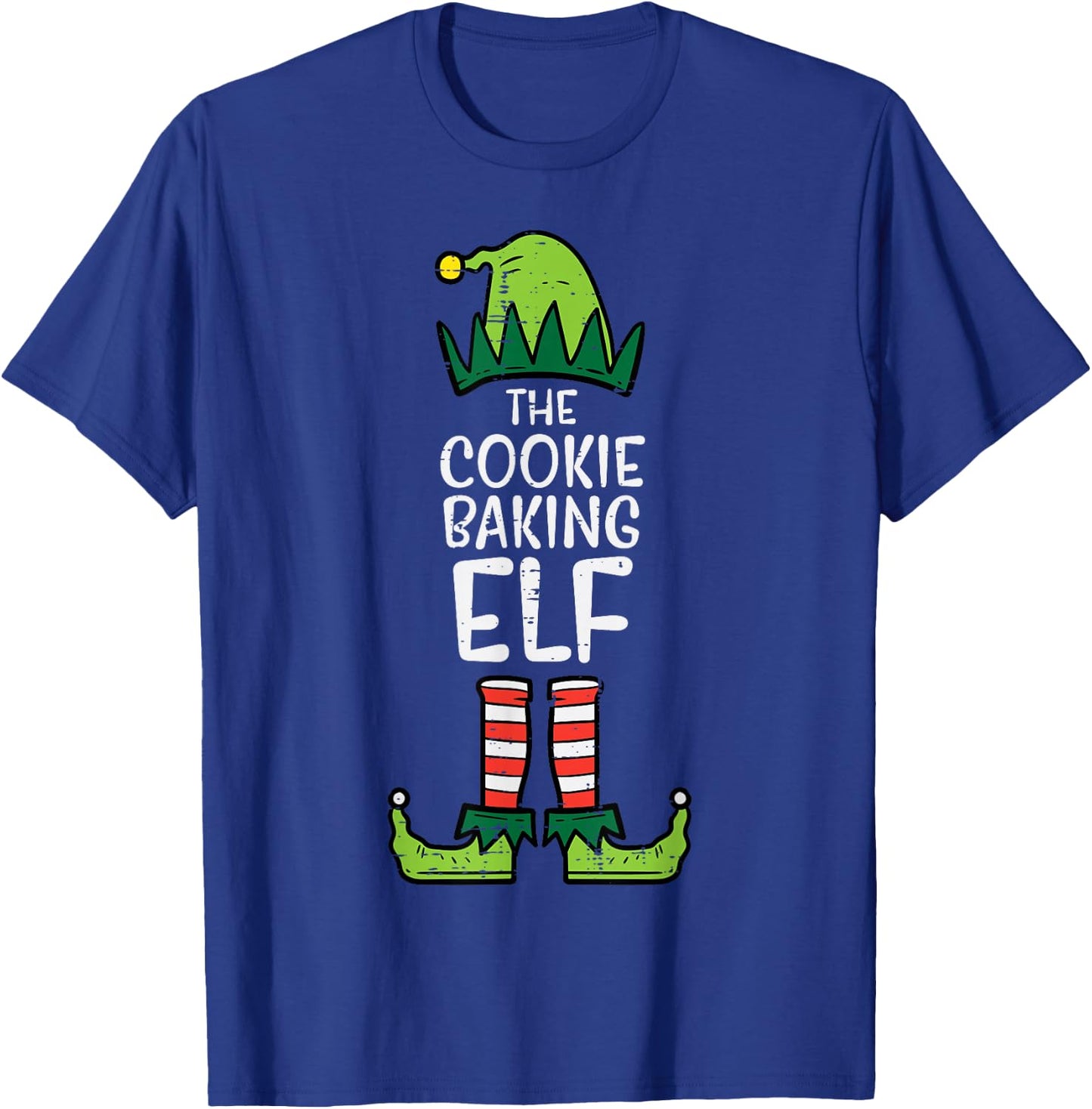 Cookie Baking Elf Xmas Christmas Family Mom Kids T-Shirt - T-Shirt | Royal