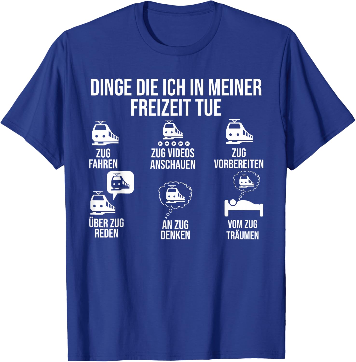 Model railway train guide railway train , black T-Shirt - T-Shirt | Royal