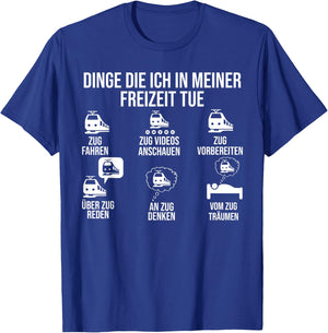 Model railway train guide railway train , black T-Shirt - T-Shirt | Royal