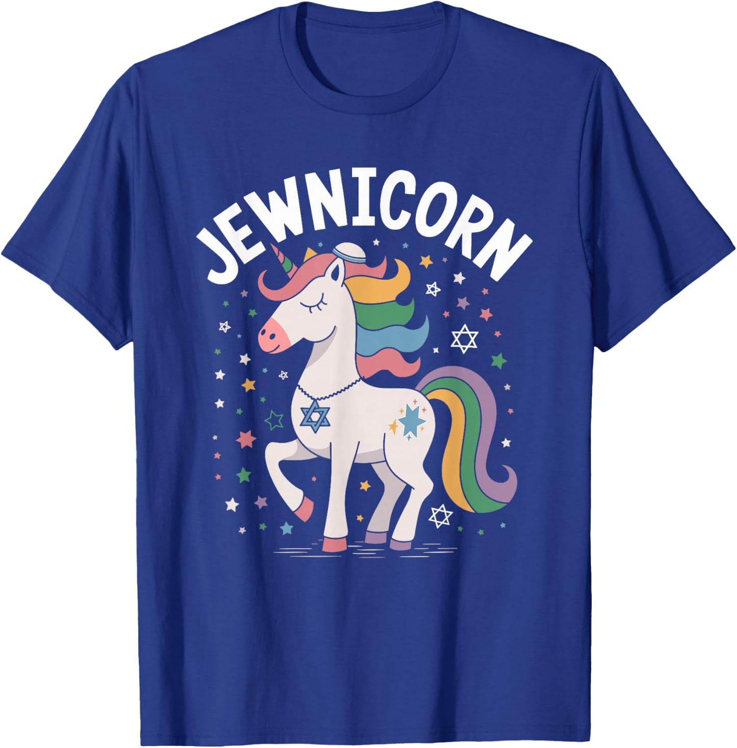Jewish Unicorn Jewnicorn T-Shirt - T-Shirt | Royal