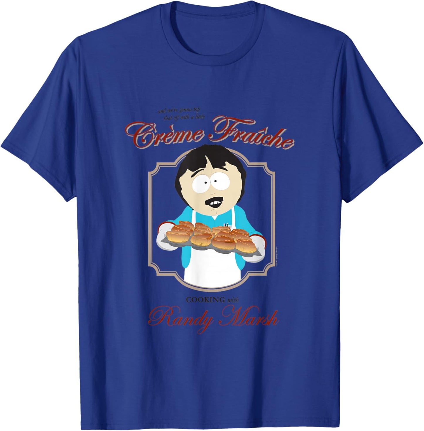 South Park Cartoon Series Randy Marsh Kocht Creme Fraiche T-Shirt - T-Shirt | Royal