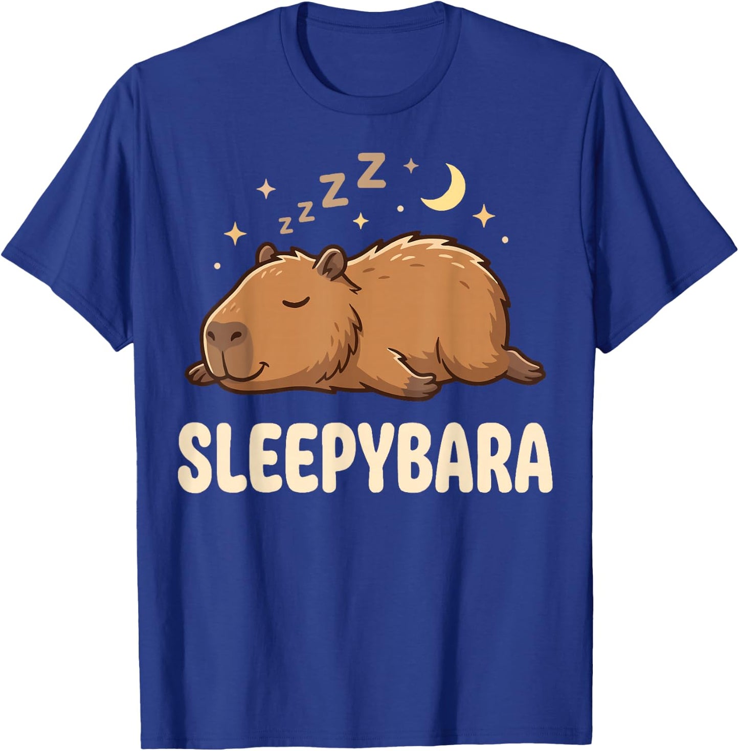 Sleepybara T-Shirt - T-Shirt | Royal