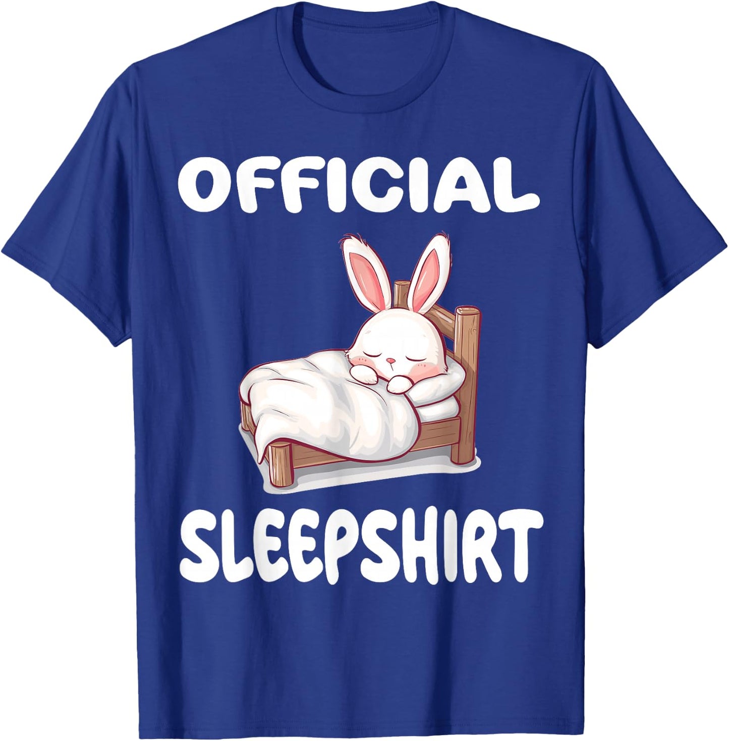 Bunny Rabbit Official Sleepshirt Pajamas Nightgown T-Shirt - T-Shirt | Royal