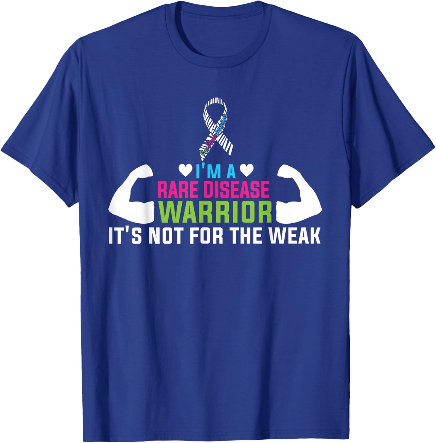 Rare Disease Awareness Day 2026 Rare Genes Zebra Ribbon T-Shirt - T-Shirt | Royal