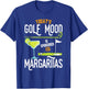 Today's golfing mood Golf Ball with Margarita Golfer Funny T-Shirt - T-Shirt | Royal