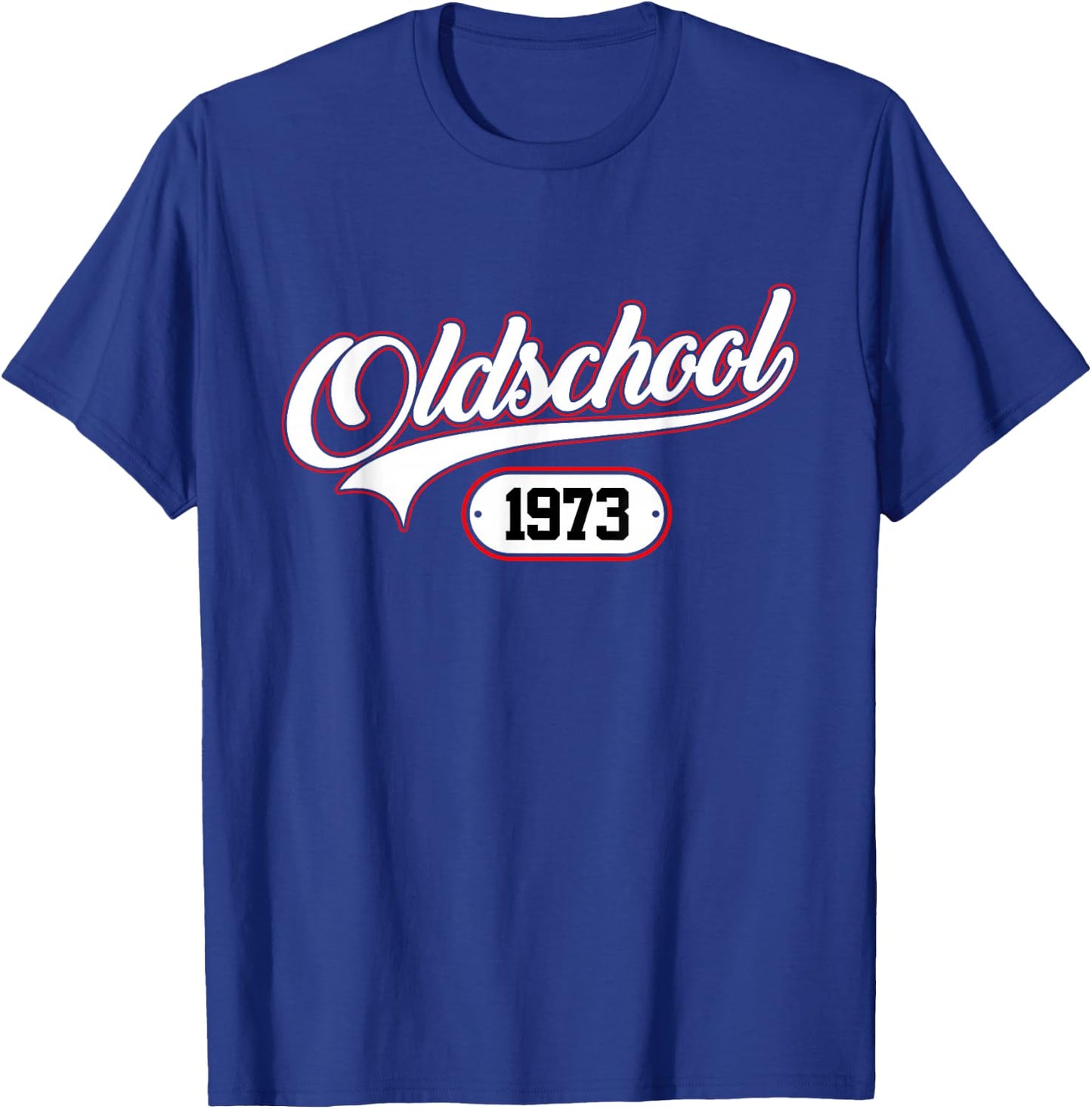 Oldschool 1973 Jahrgang Geburtsjahr Geburtstag Birthday T-Shirt - T-Shirt | Royal