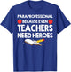 Cool Para Professional Women Kindergarten Preschool T-Shirt - T-Shirt | Royal