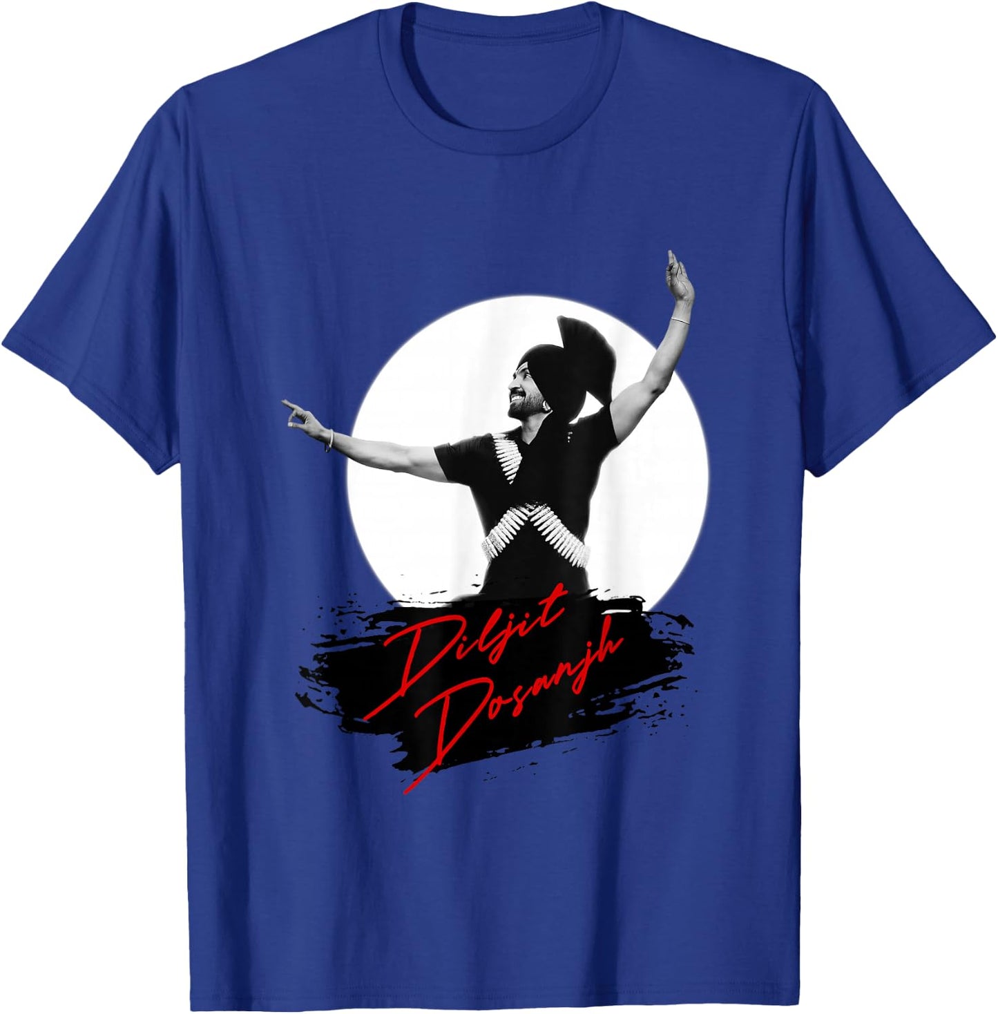 DIljit Morni Iconic Dance - Aura Tour T-Shirt - T-Shirt | Royal