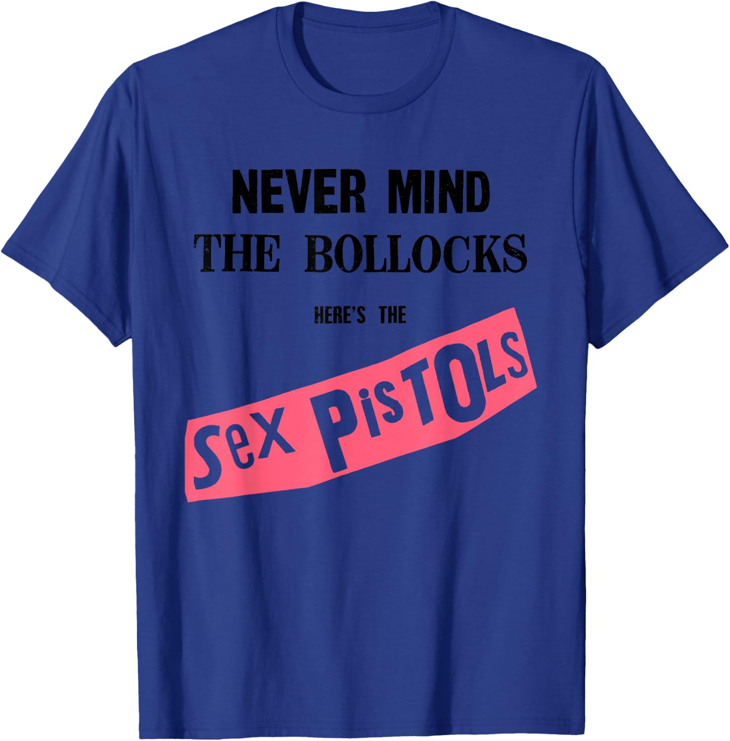 Sex Pistols Official Never Mind The Bollocks Pink T-Shirt - T-Shirt | Royal
