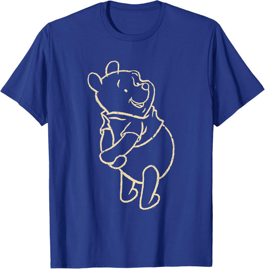 Winnie The Pooh Pose Nightdress , black T-Shirt - T-Shirt | Royal